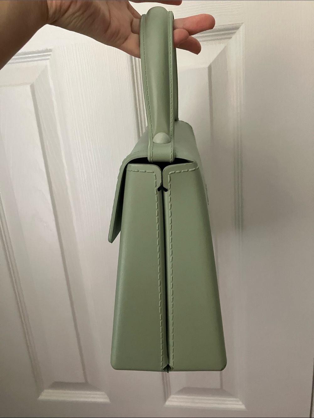 Salvatore Ferragamo Mint Green Gancini Bag - Picture 4 of 13